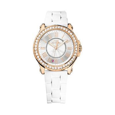 Ladies gold diamante watch 31901052
